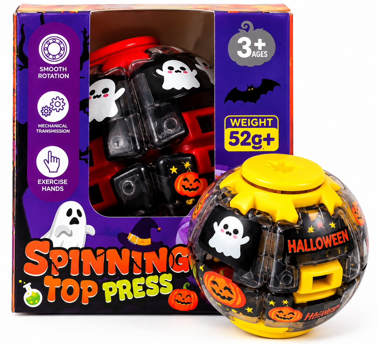 Halloween Spinning Top Press